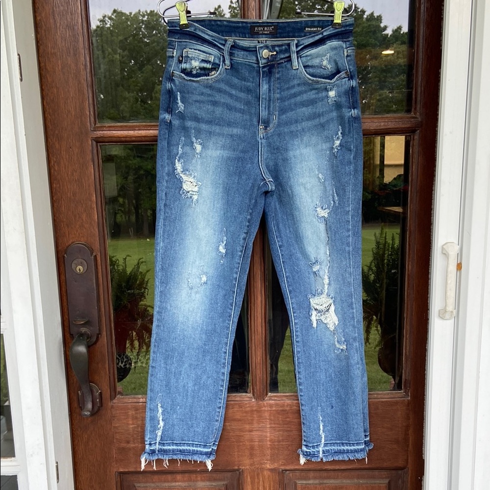 JUDY BLUE Straight Fit Jeans. Size‎  7/28